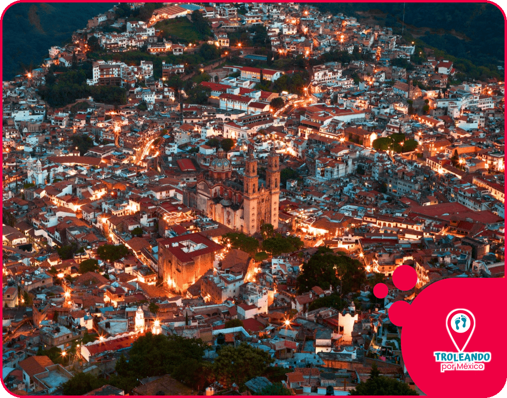 Vista de Taxco en México